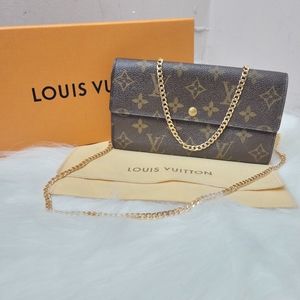 Authentic Louis Vuitton Monogram long wallet